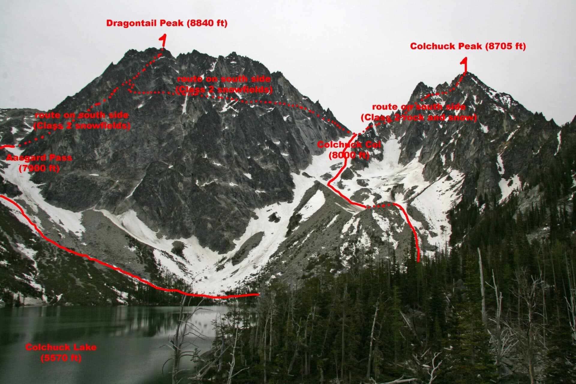 Photo of Dragontail Peak