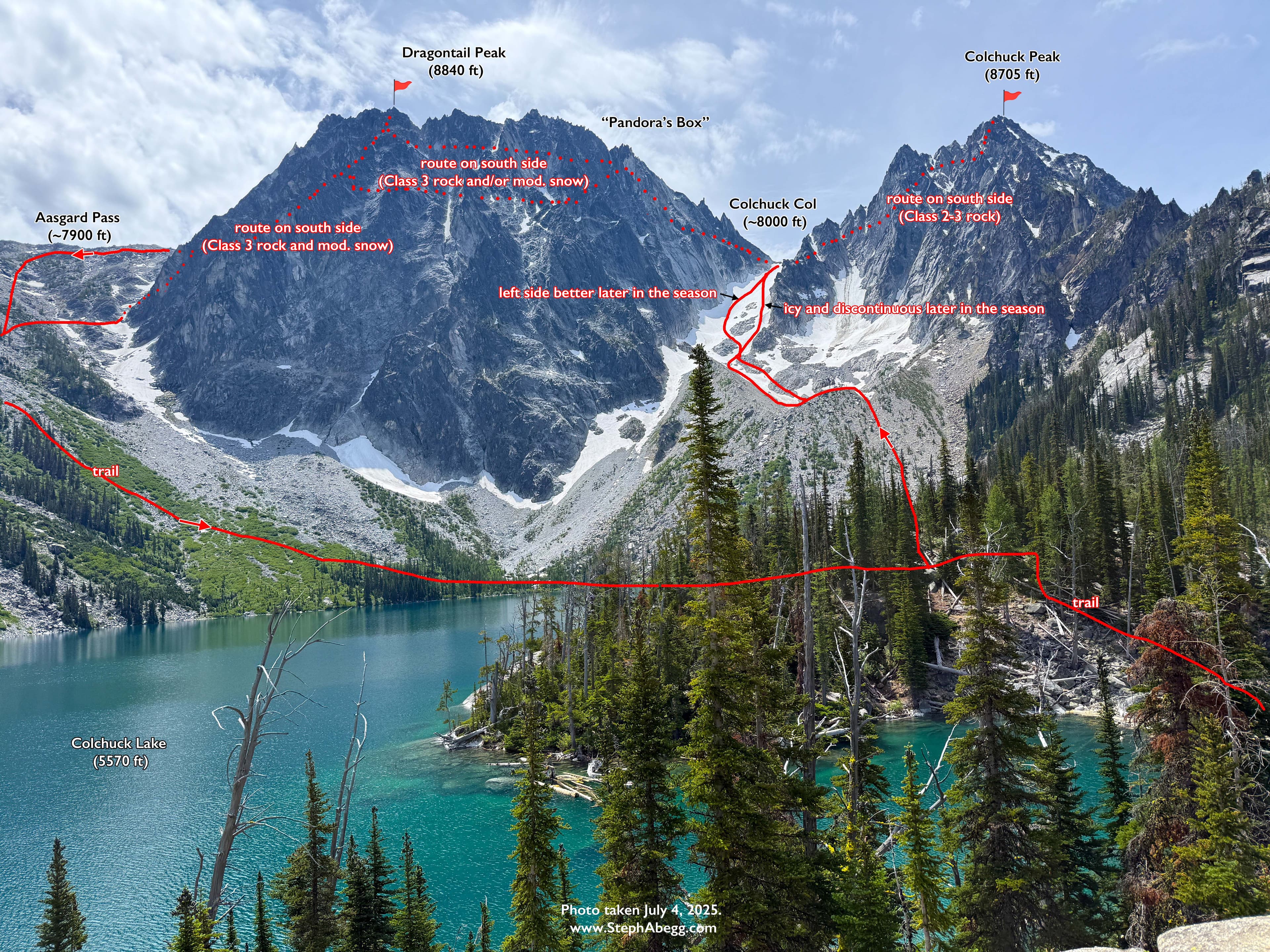 Photo of Dragontail Peak